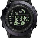 Spovan Outdoor Sports Smart Watch Men Pedometer Wrist Watch for iOS Android 50M Waterproof SmartWatch Call Messages Reminder